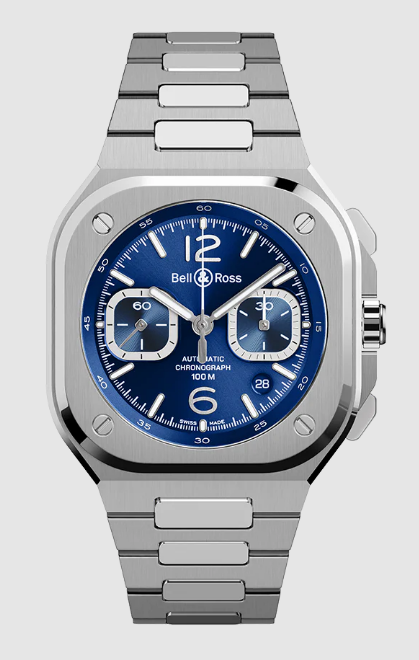 Bell & Ross BR-05 CHRONO BLUE STEEL BR05C-BLU-ST/SST Replica Watch
